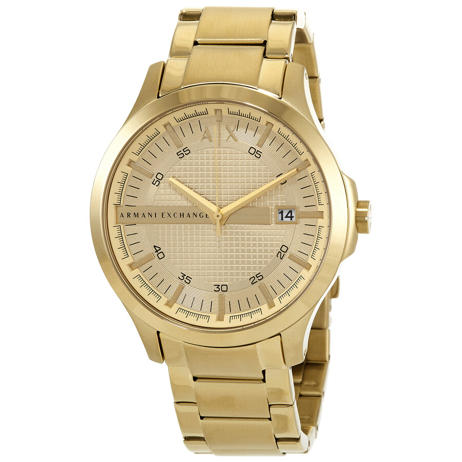 Armani Exchange Quartz Gold Dial Men's Watch AX2415 723763290753