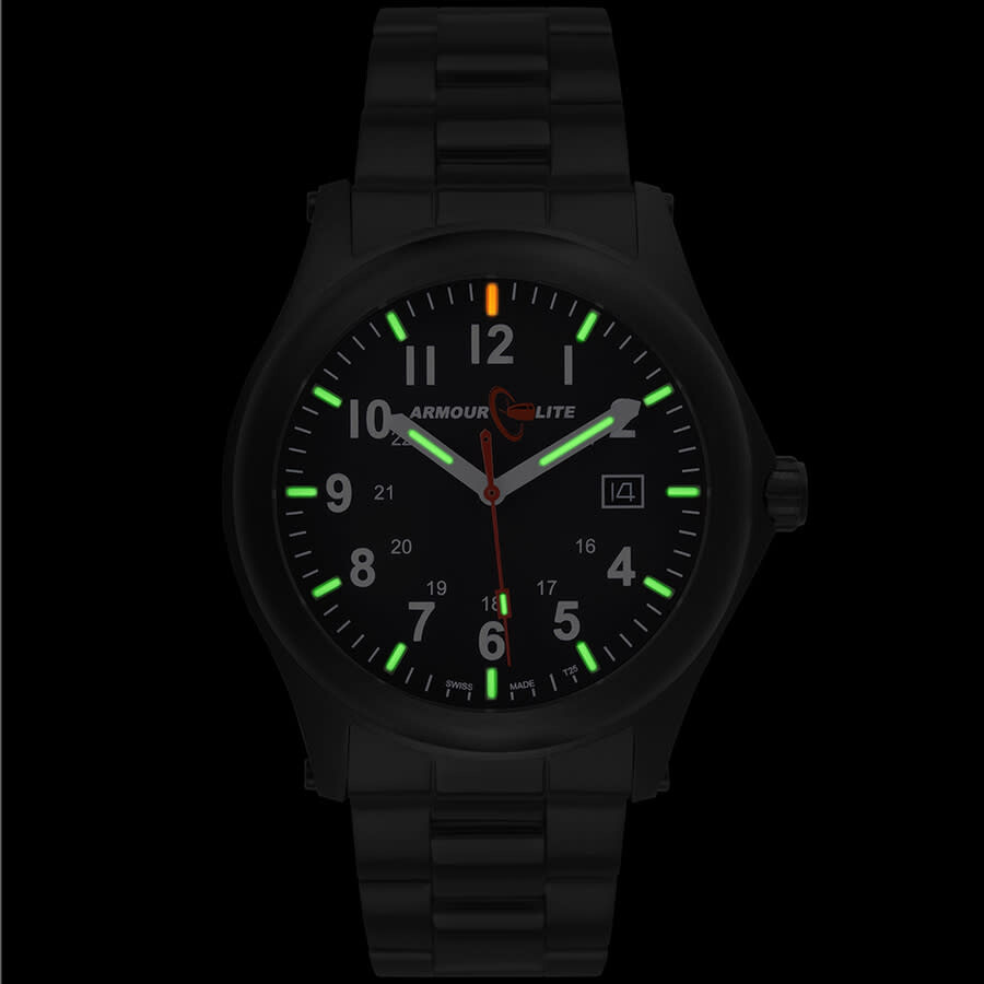 Armourlite Field (Tritium Illuminated) Quartz Black Dial Men's Watch