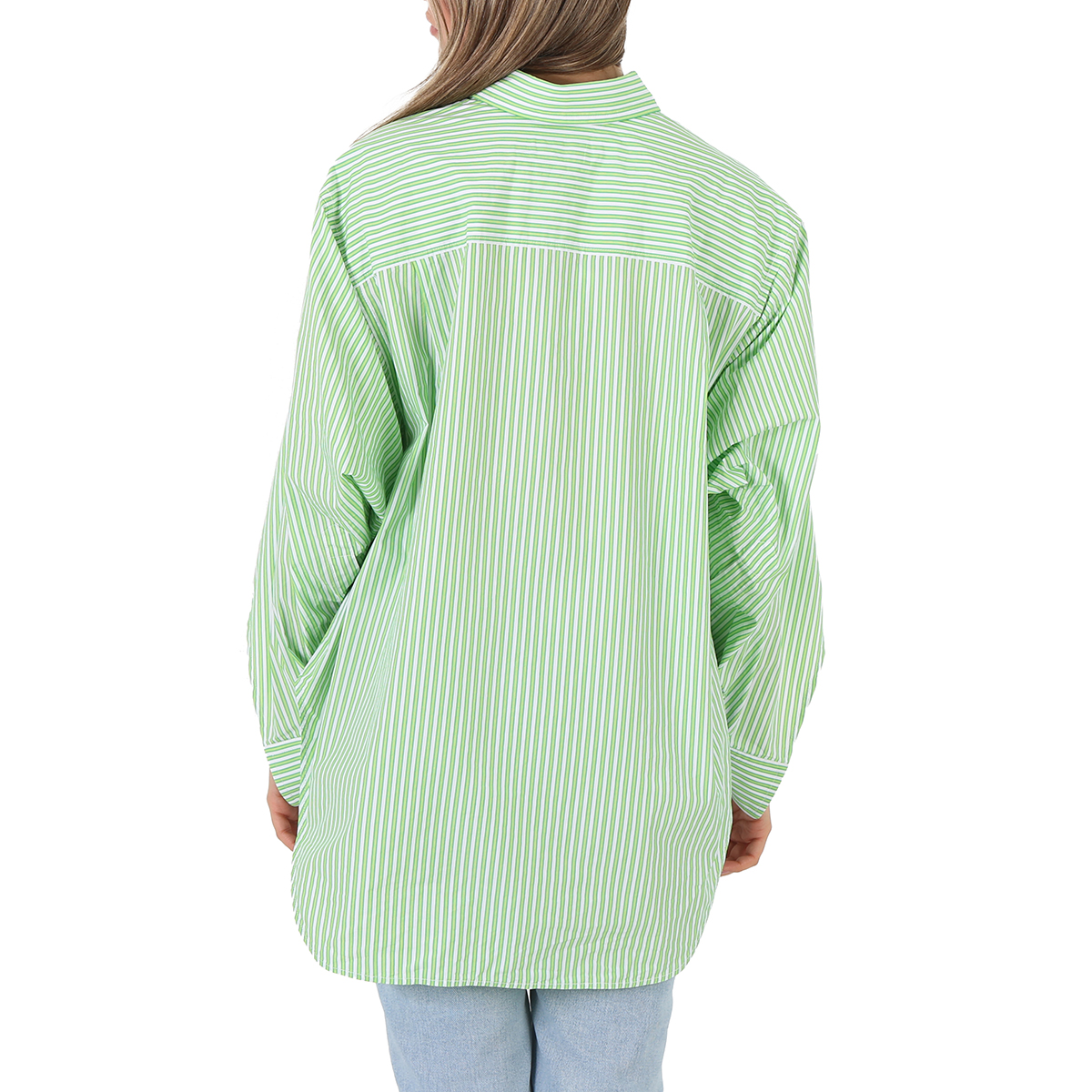 balenciaga poplin pinstripe shirt