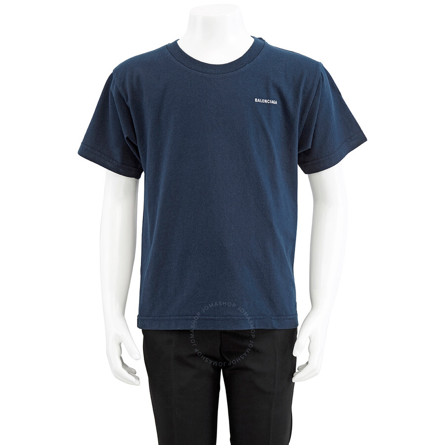 balenciaga blue shirt