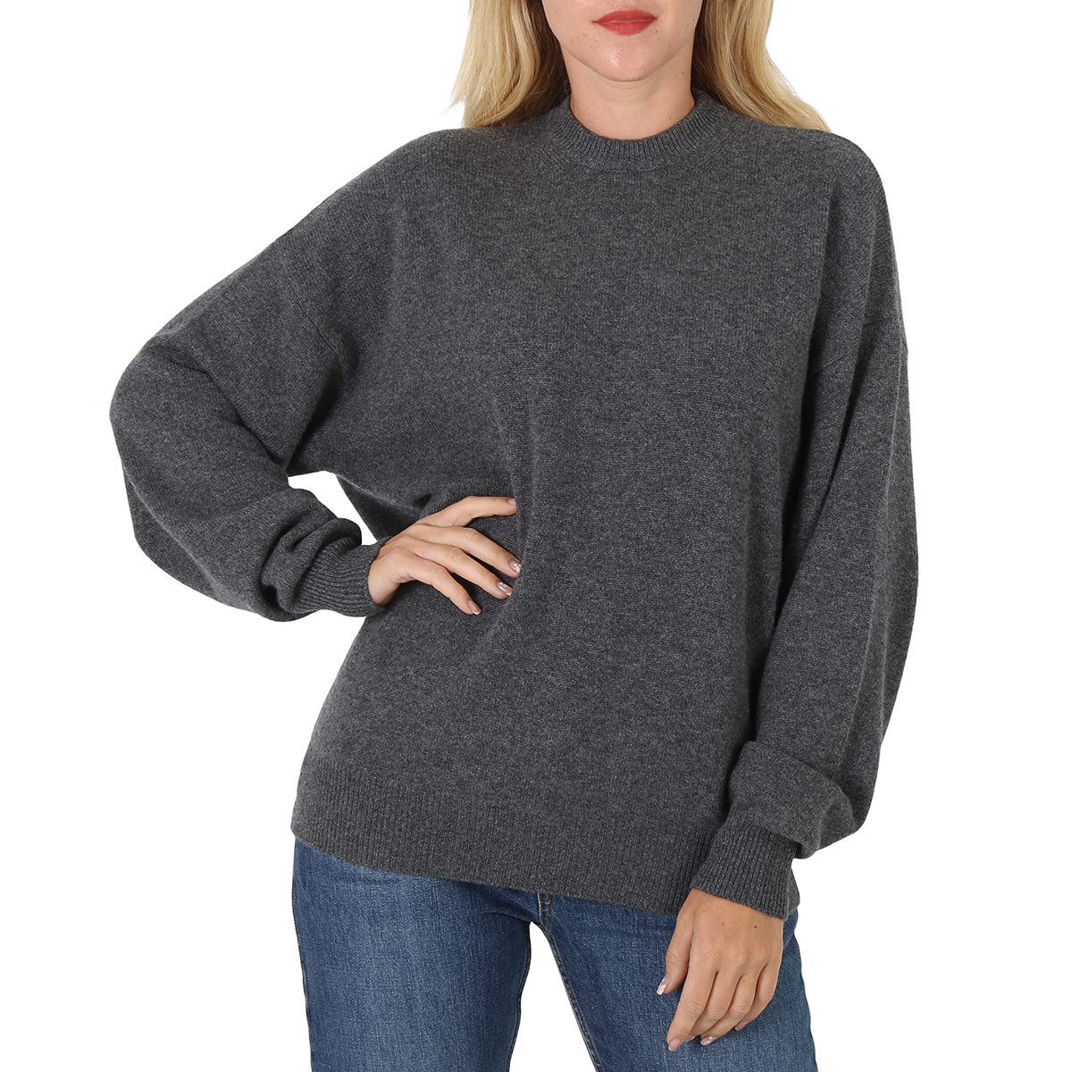 BGD Women Woman Embroidered Coat 9167 - Anthracite - Boryspil