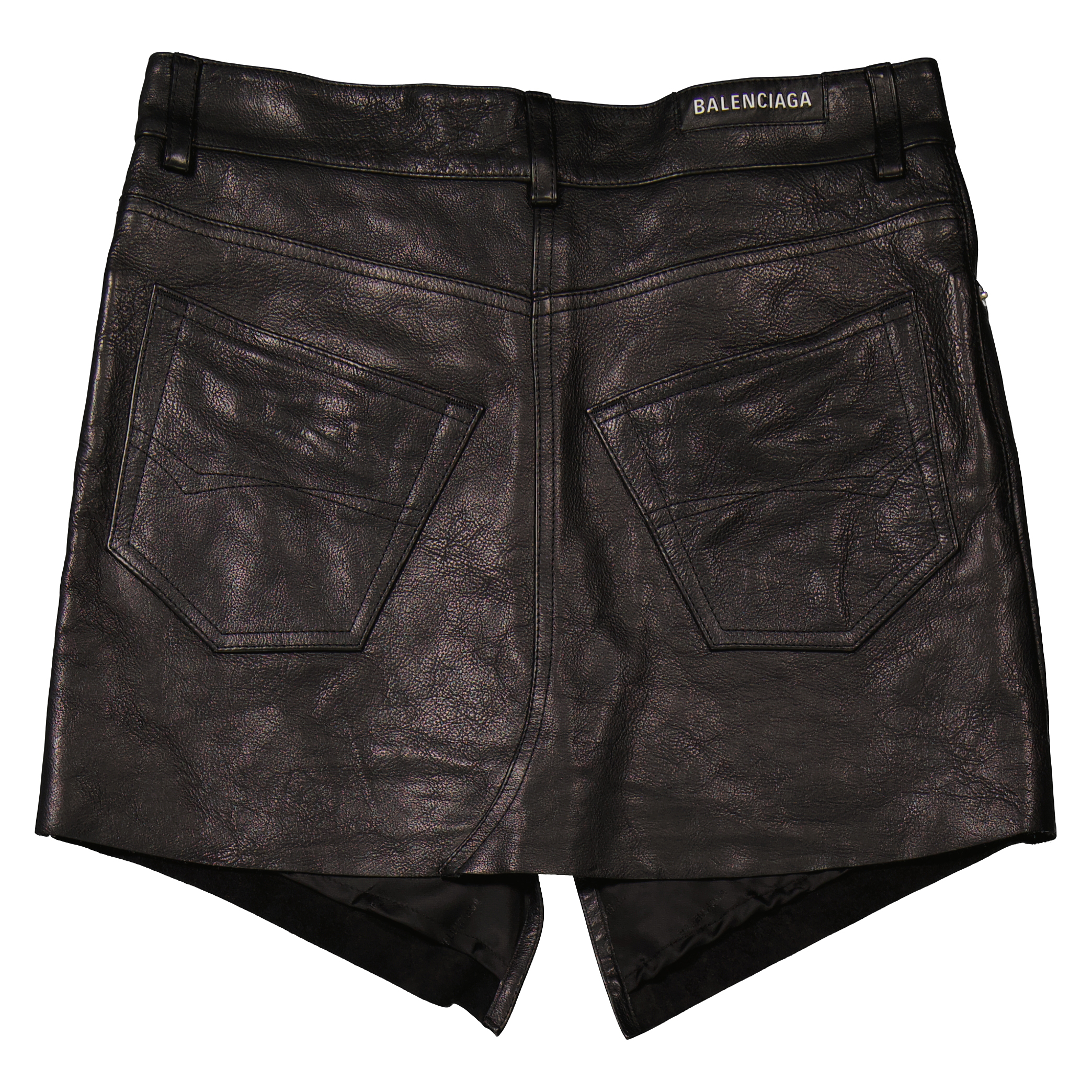 Balenciaga Women's Cut Off Boxer Style Skirt Black main image 1