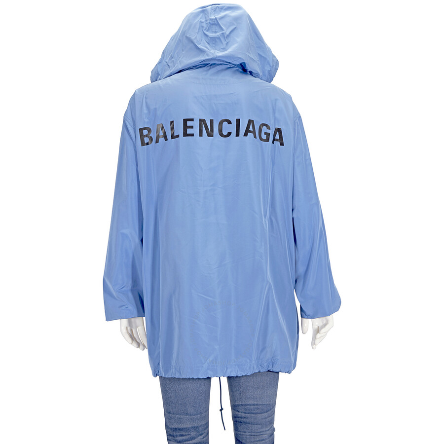 blue balenciaga jacket
