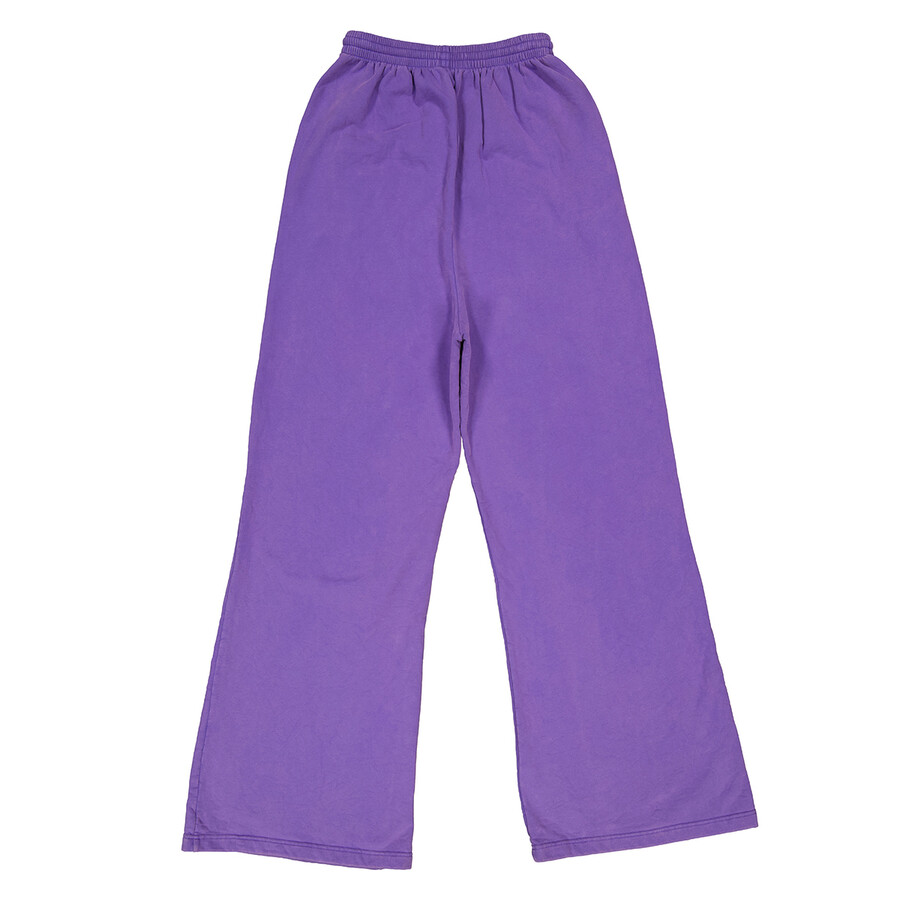 Balenciaga Ultraviolet Creased Effect Extra Long Lounge Pants, Size XX