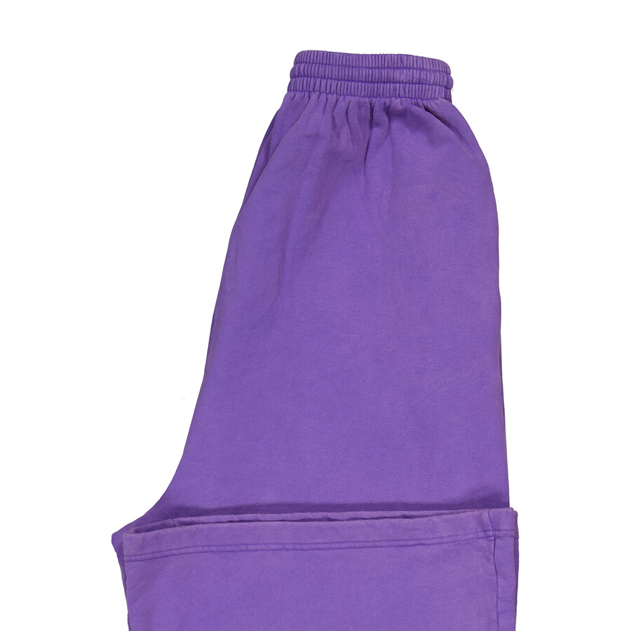 Balenciaga Ultraviolet Creased Effect Extra Long Lounge Pants, Size XX