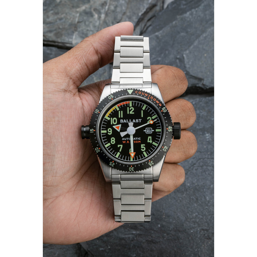 Ballast Amphion Black Dial Men's Watch BL314801 194595026610