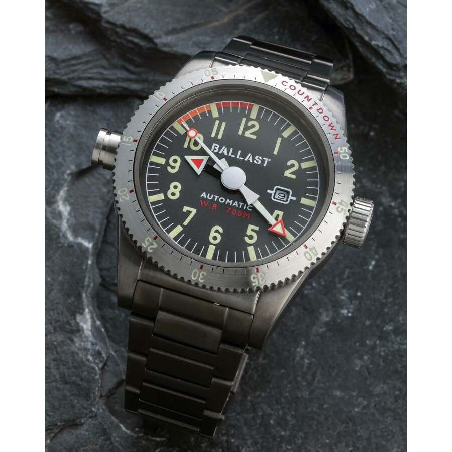 Ballast Amphion Black Dial Men's Watch BL314802 194595026627