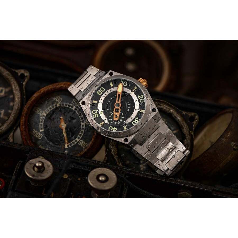 Ballast Valiant Black Dial Men's Watch BL314711 194595025910