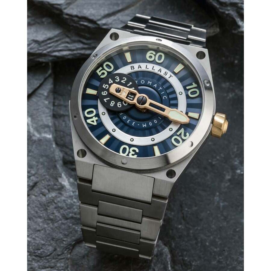 Ballast Valiant Blue Dial Men's Watch BL314722 194595025927 Watches