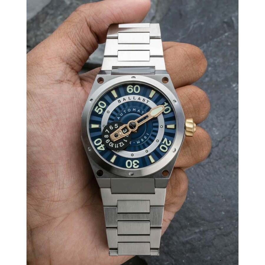 Ballast Valiant Blue Dial Men's Watch BL314722 194595025927 Watches