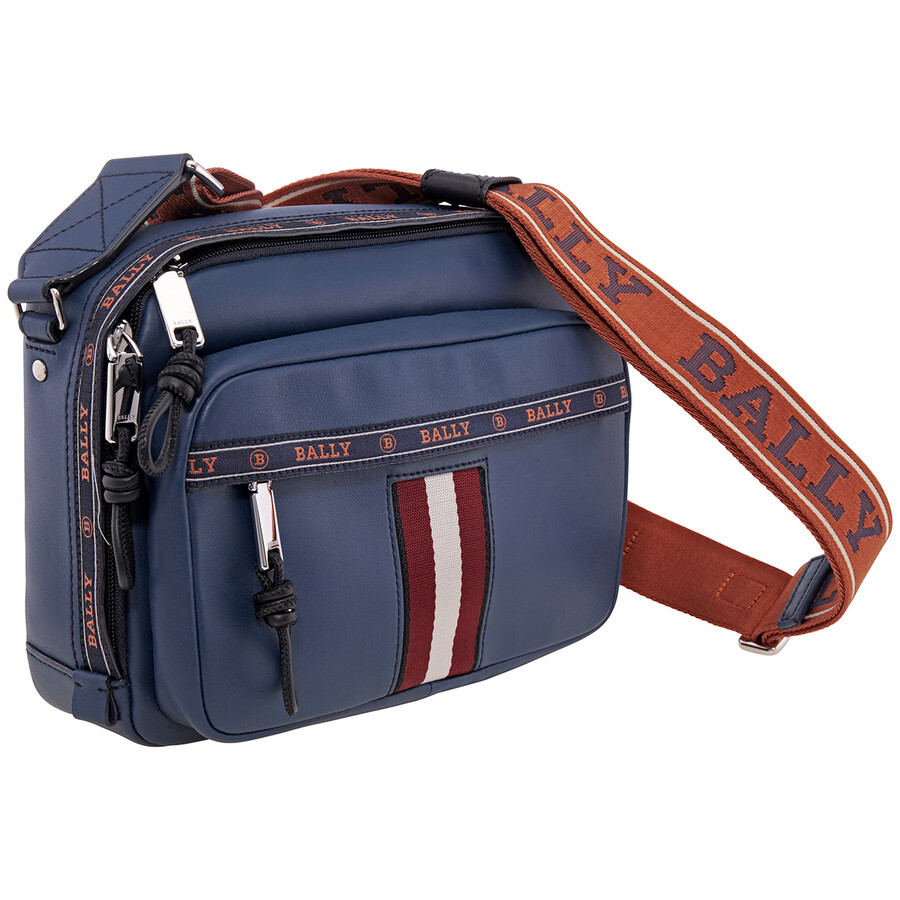 Bally Hobs Blue Leather Crossbody 6231825 2005904247818 Handbags