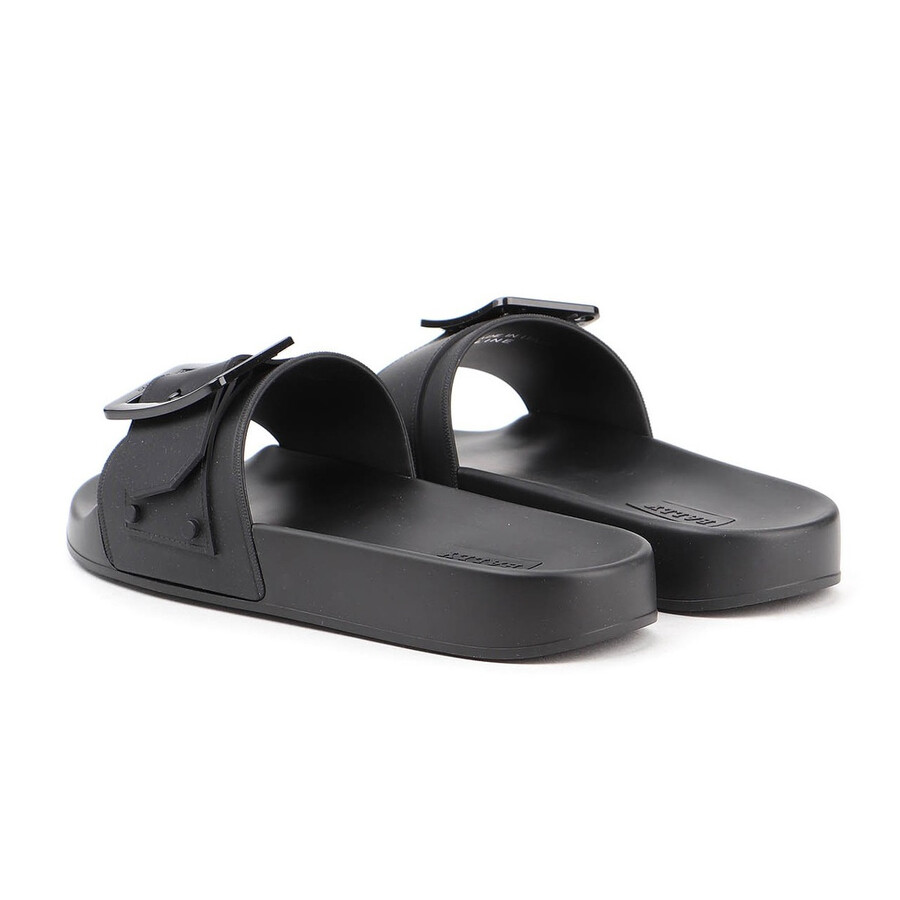 ladies buckle sliders
