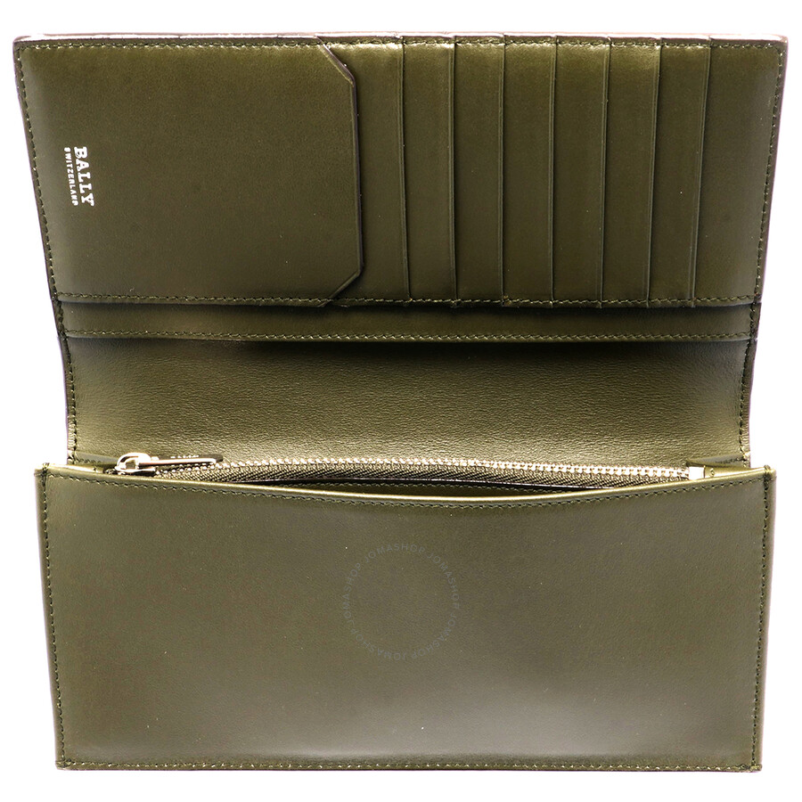 Bally Ladies Fango Cowhide Long Wallet 6224297 Handbags