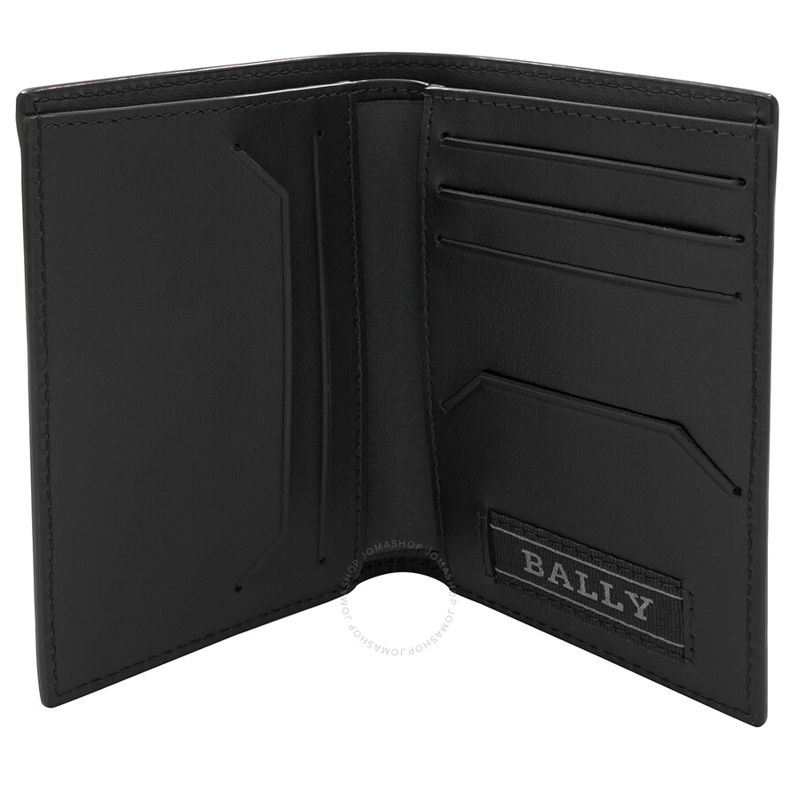 Bally Men's Black Brycen Leather Wallet 603210 22369 F100 7617659047640
