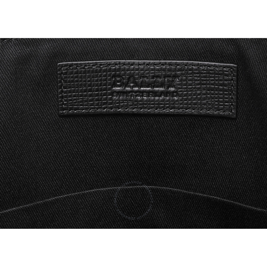 Bally Men's Black Stripe Detail Clutch Bag 6224351 7612510677943