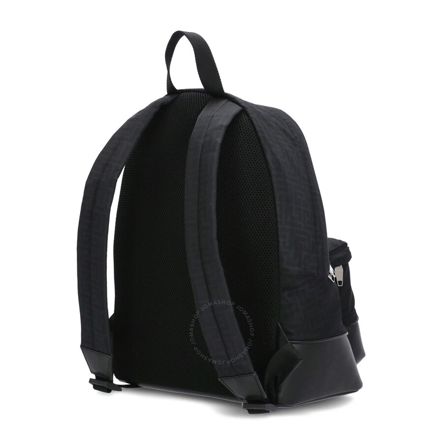 Balmain Men's Black Monogramprint Backpack XM1GE150TNYM0PA