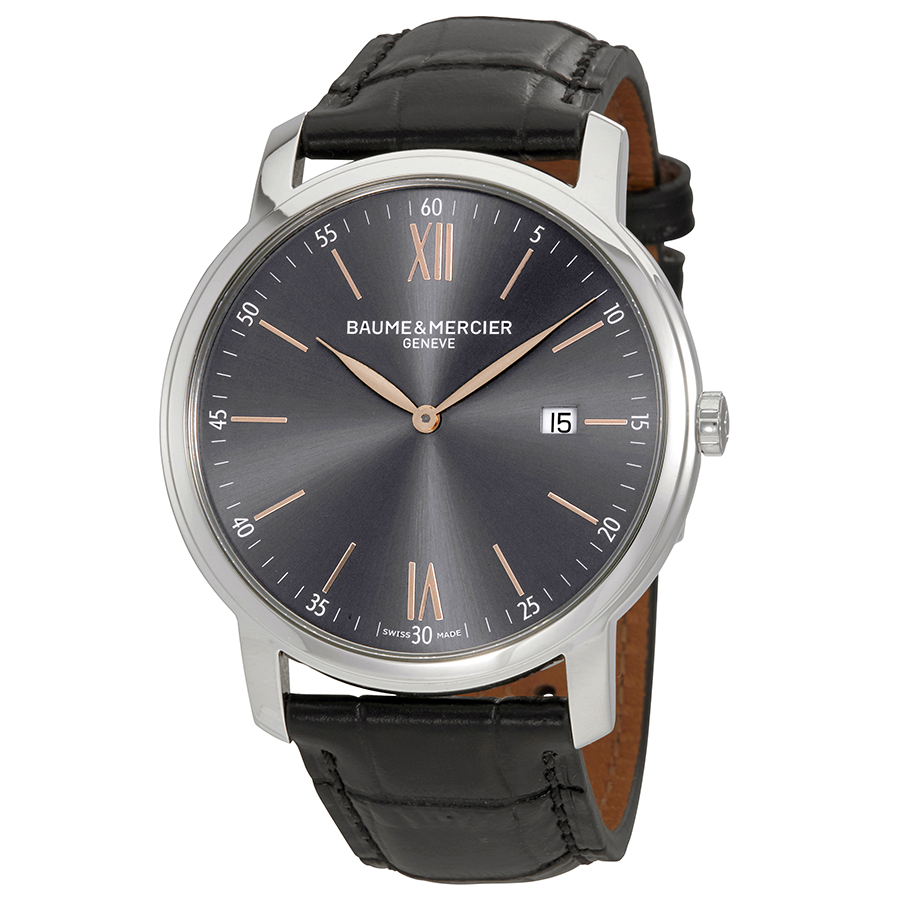 Baume Et Mercier Classima Black Dial Men's Watch MOA10381 7613268825259 -  Baume \u0026 Mercier, Classima Executives - Jomashop
