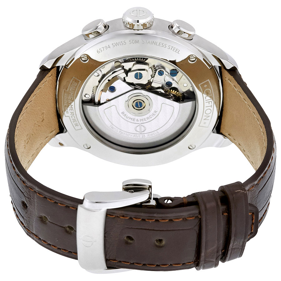 Baume Et Mercier Clifton Core Chronograph Automatic Men's Watch M0A10280  M0A10280 7613268698945 - Watches, Baume \u0026 Mercier - Jomashop