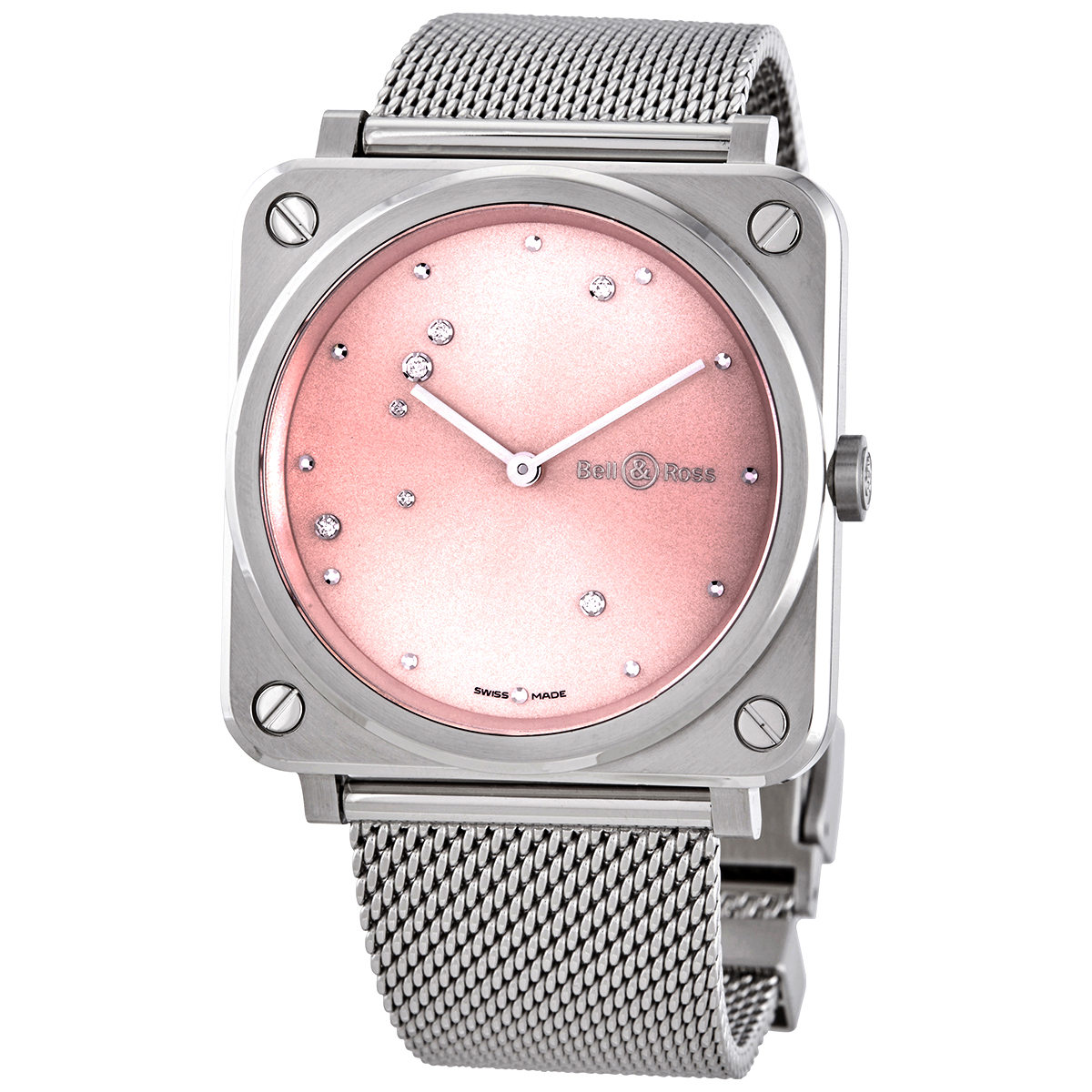 Bell And Ross Pink Diamond Eagle Quartz 