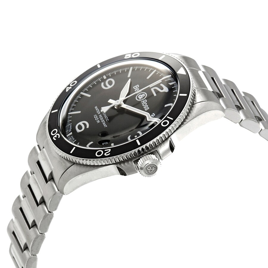 Bell And Ross Vintage V292 Automatic Matte Black Dial Men's Watch