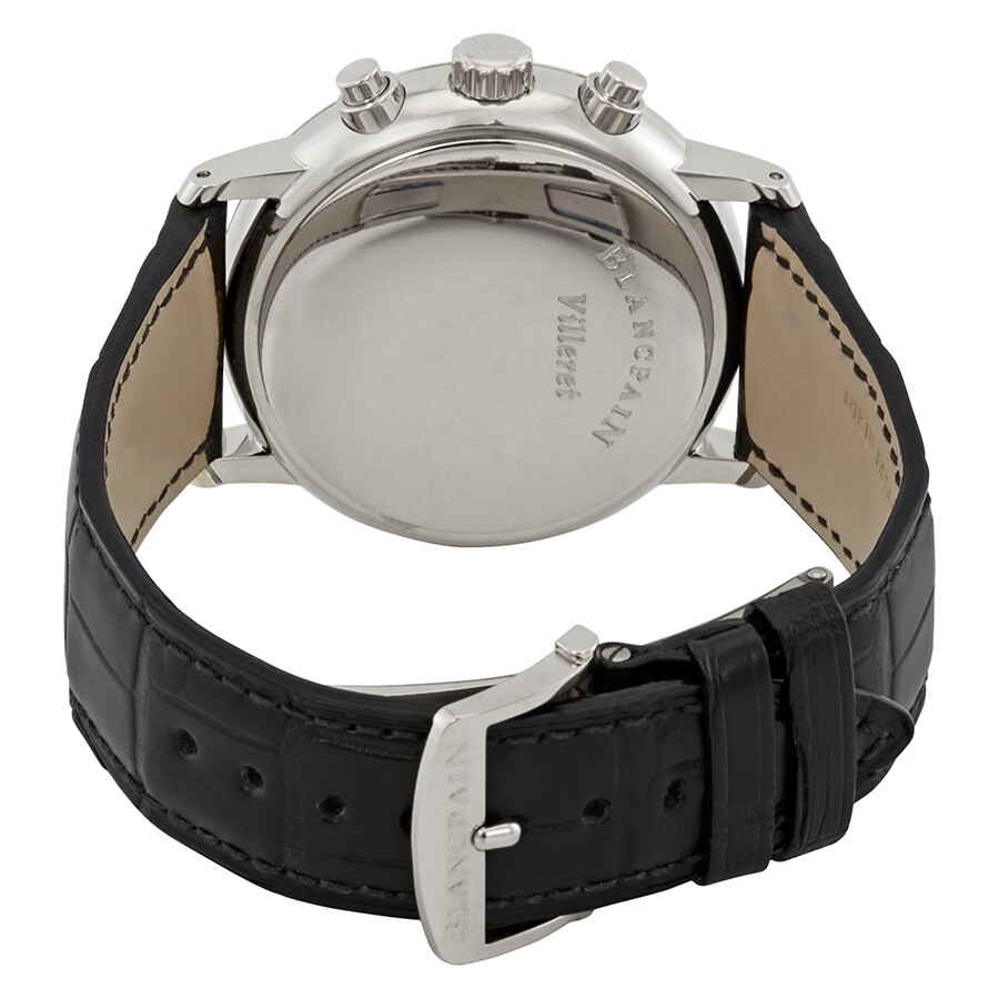 Blancpain Villeret Chronograph Automatic 18 Kt White Gold Men S Watch 4082 1542 55b 4082 1542 55b Blancpain Villeret Jomashop