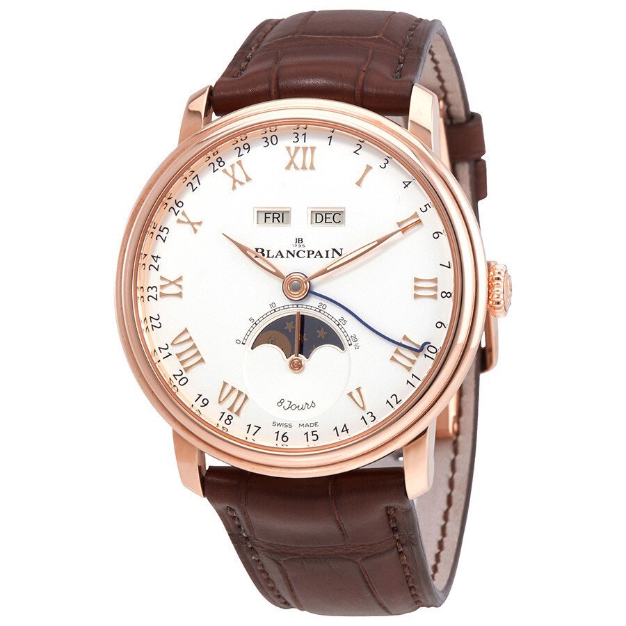 Blancpain Villeret Complete Calendar 8 Days Men S Watch 6639 3642 55b 6639 3642 55b Watches Blancpain Jomashop