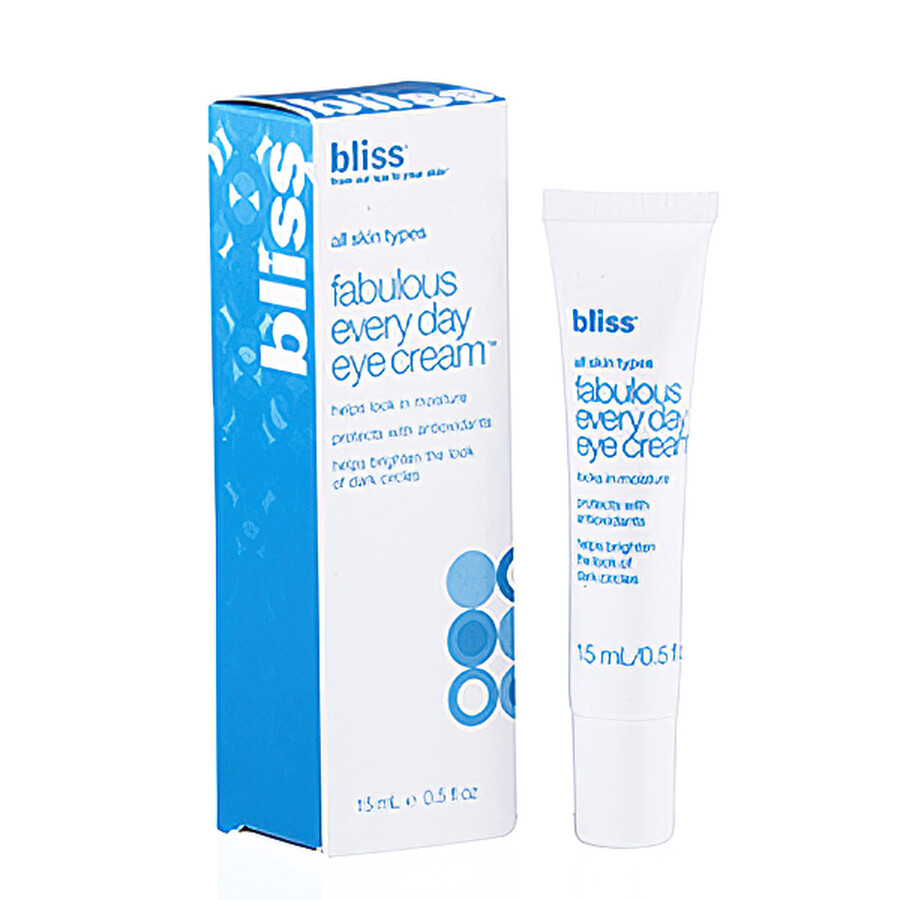 Bliss by Bliss Fabulous Every Day Eye Cream 0.5 Oz 651043022544 Eye Products, Eye Care Cream