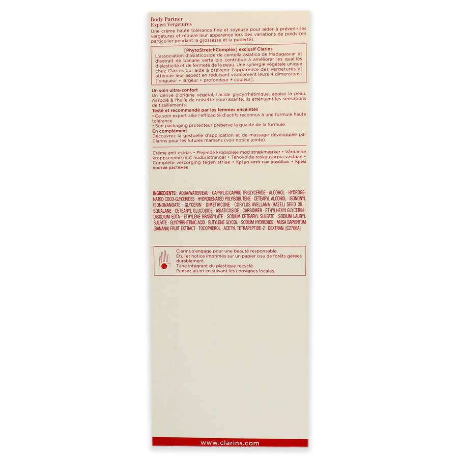 Clarins Body Partner Stretch Mark Expert by Clarins for Unisex 5.8 oz