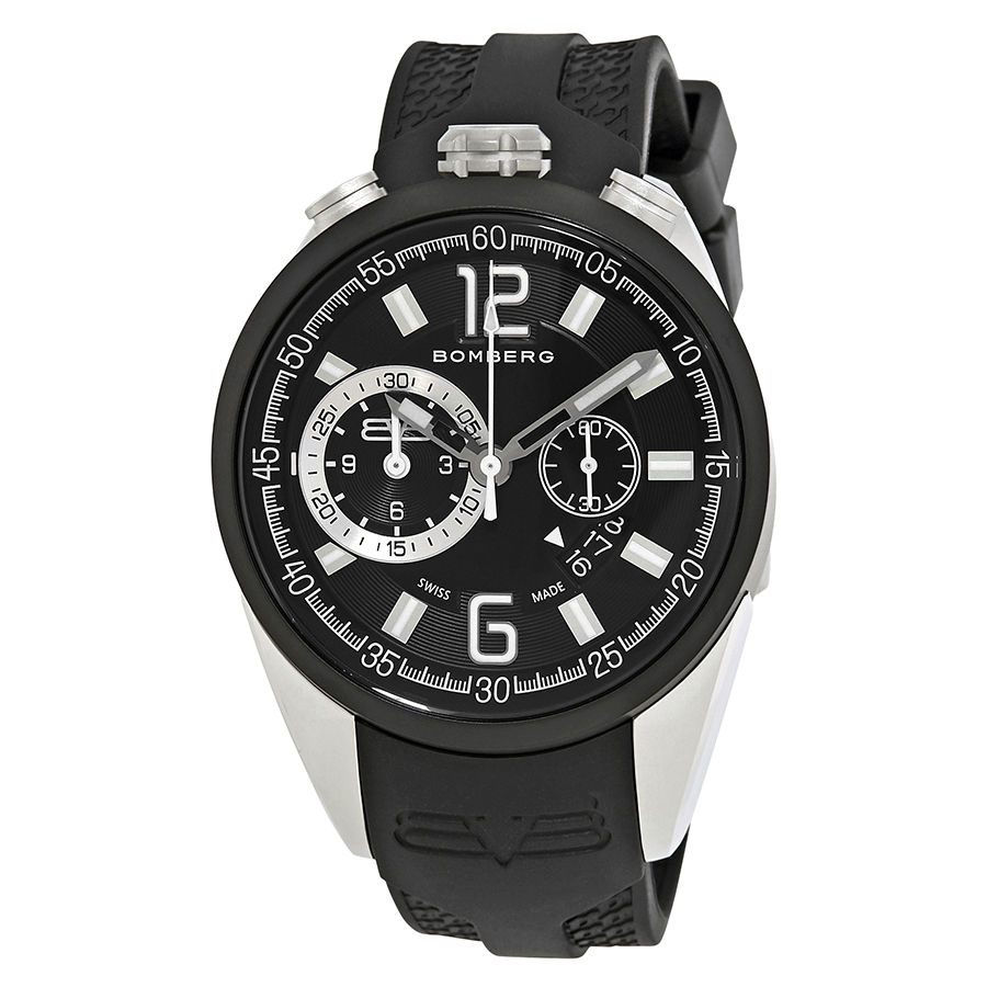 Bomberg 1968 Chronograph Black Dial Men's Watch NS44CHTT.0079.2 - Watches -  Jomashop