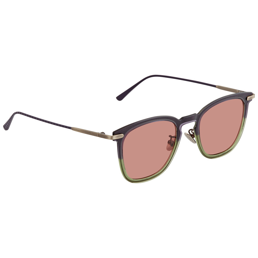 Bottega Brown Square Men's Sunglasses BV0244S 003 50