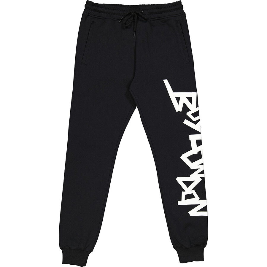 Boy London Black Boy Stick Cotton Jogger Pants, Brand Size Small BOY