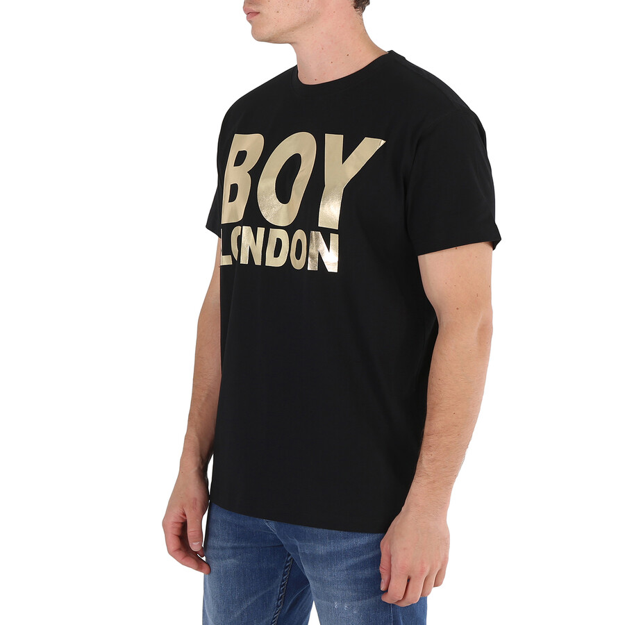 Boy London Men's Black / Gold Boy London Tee, Brand Size XSmall BOY