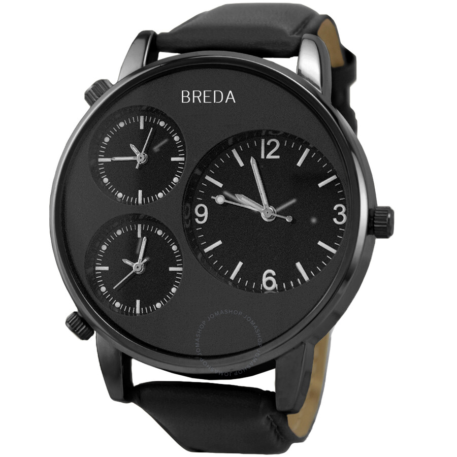Breda Mitchell Men's Watch 1627BLACK 0738435778941 Watches, Mitchell