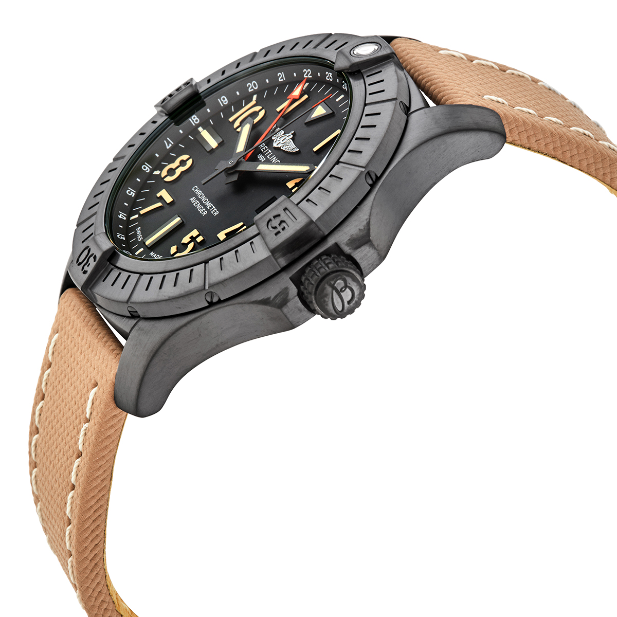 Breitling Avenger Night Mission Automatic Chronometer Black Dial Men's  Watch V32395101B1X1 V32395101B1X1 842047180815 - Avenger, Avenger - Jomashop