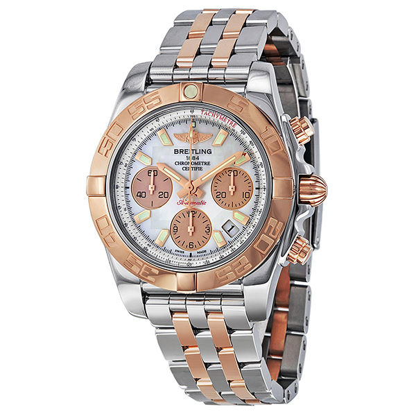 breitling chronograph rose gold