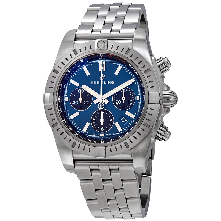 breitling chronomat blue