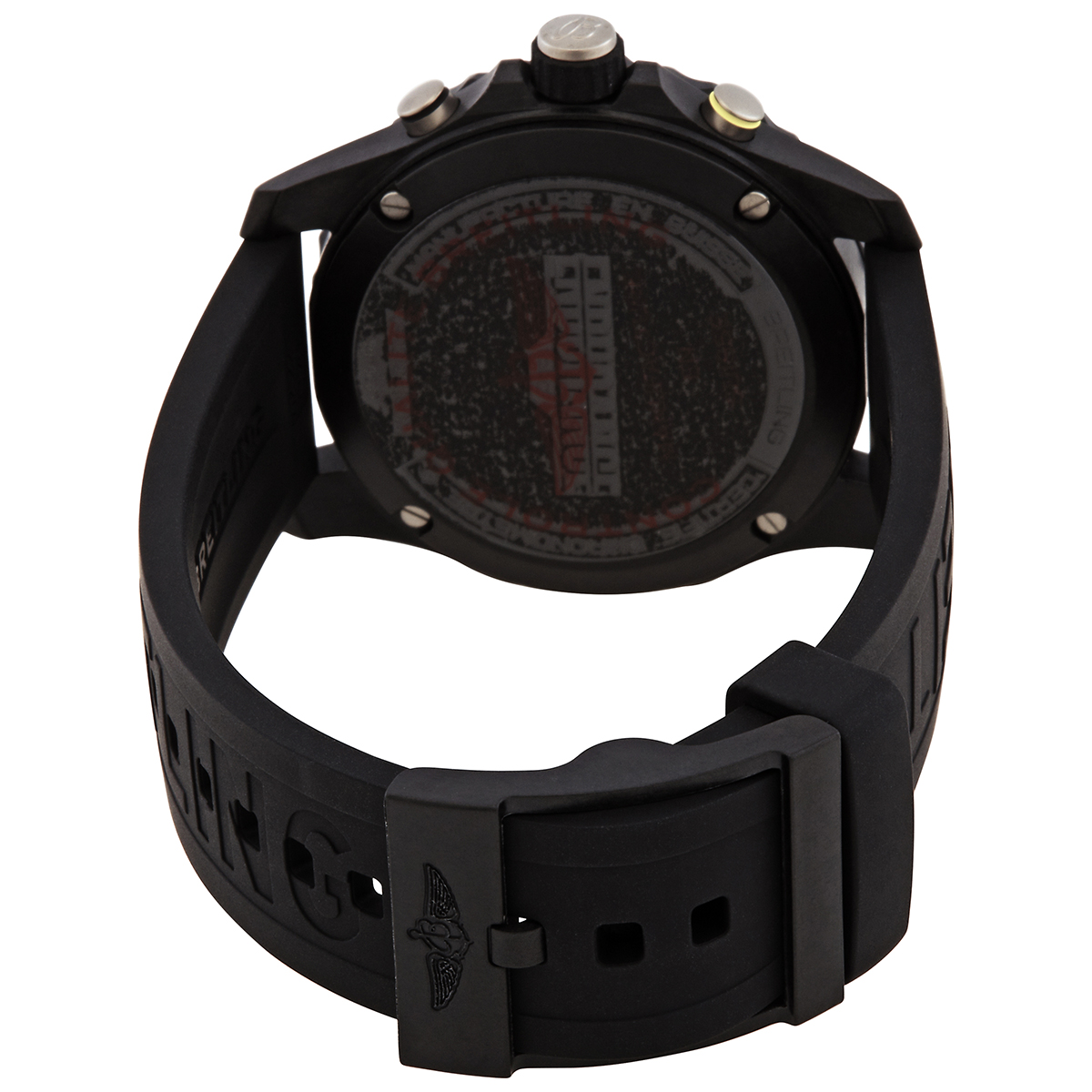 Breitling Endurance Pro Black Dial Black Rubber Strap Watch for Men - X82310E51B1S1