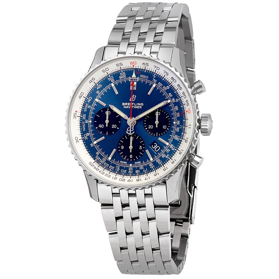 breitling navitimer 01 blue