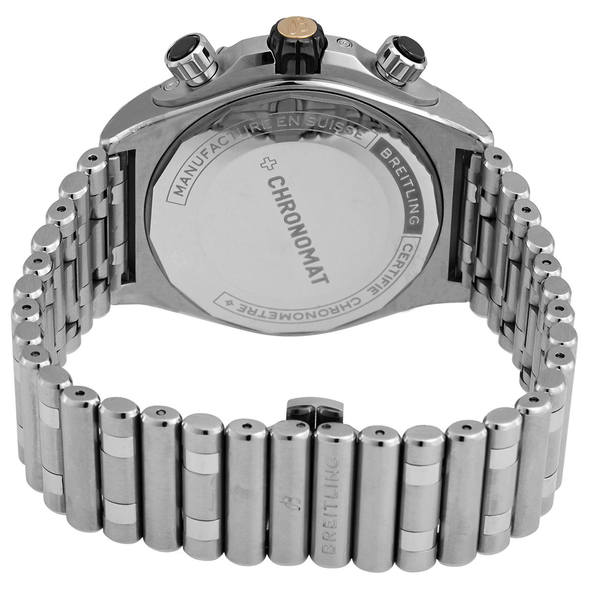 Breitling Super Chronomat 44 Calendar Automatic Black Dial Men's Watch  I19320251B1 I19320251B1S1 - Chronomat, Chronomat 44 - Jomashop