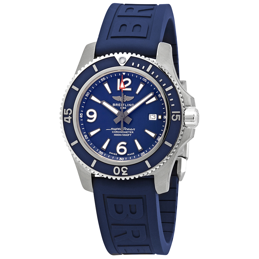 Breitling Superocean 44 Automatic Blue Dial Men's Watch A17367D81C1S2  842047169841 - Superocean, Superocean 44 - Jomashop