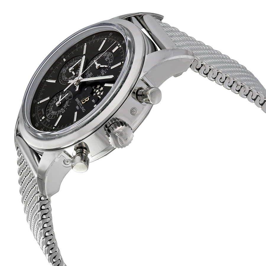 Breitling Transocean Chronograph II Moonphase Automatic Black Dial Men s Watch A1931012 BB68