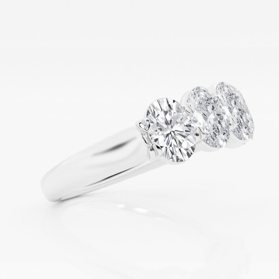 18K Yellow And White Gold 2.35 Cttw Yellow Princess Lab Grown Center Diamond Cluster Halo Cocktail Ring (Yellow/G-H Color, Vs1-Vs2 Clarity) - Size 6.25 main image 0