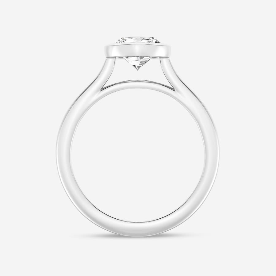 14K White Gold 1/2 Cttw Pear Shape Solitaire Lab Grown Diamond Stud Earrings (F-G Color, VS2-SI1 Clarity) main image 0