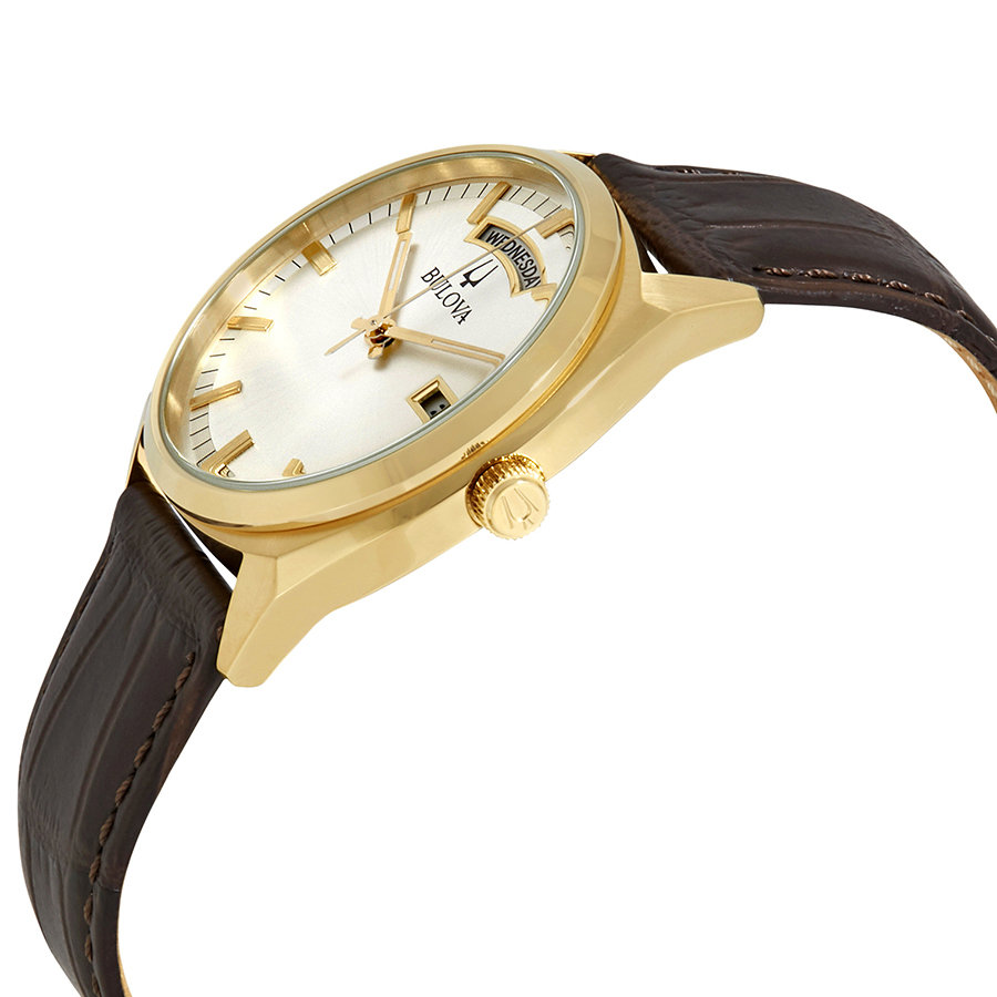 Bulova Classic Silver Dial Leather Men's Watch 97C106 97C106 042429551022 -  Bulova, Classic - Jomashop