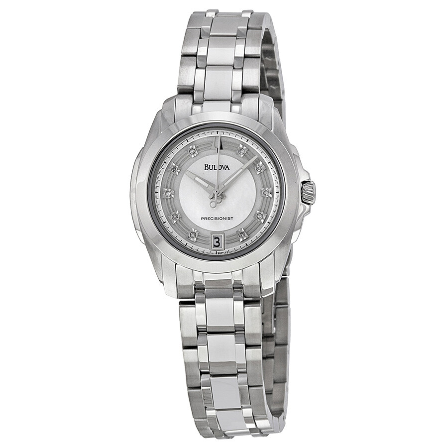 bulova precisionist white dial
