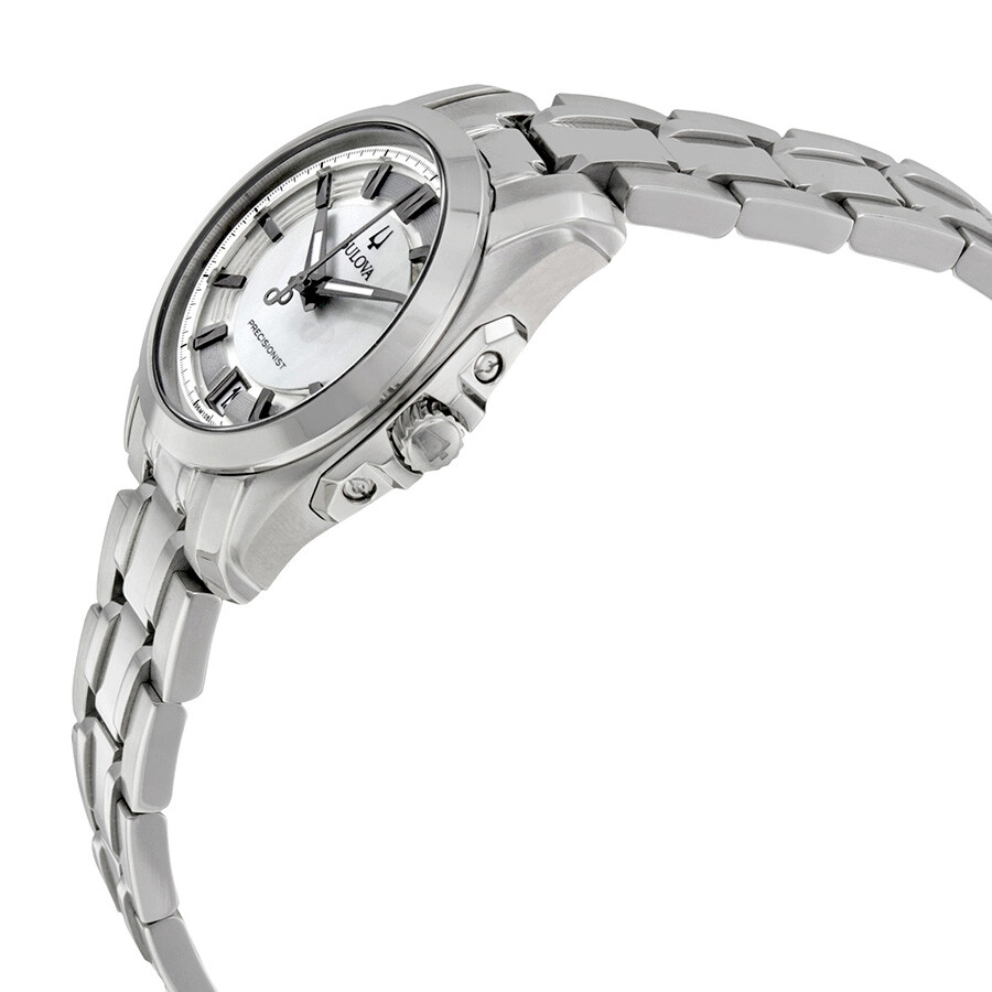 bulova precisionist white dial