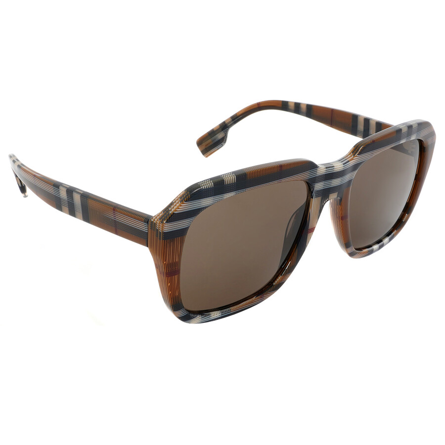 Burberry Astley Dark Brown Sport Men's Sunglasses BE4350 396773 55