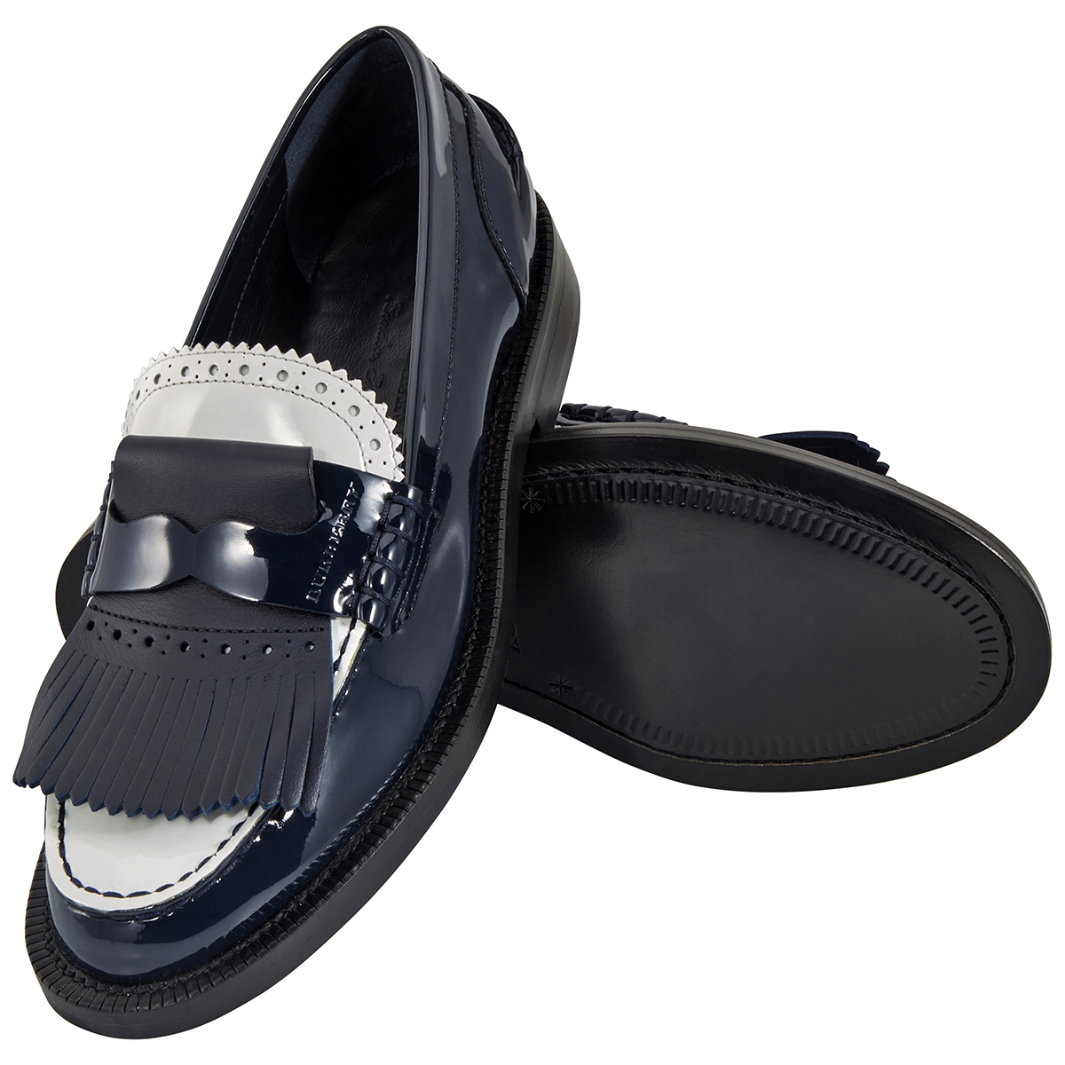 Burberry Bedmoore Kiltie Fringe Leather 