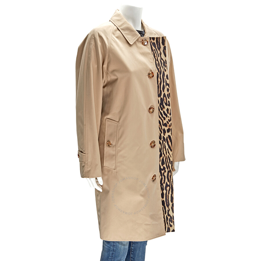 leopard print mac coat