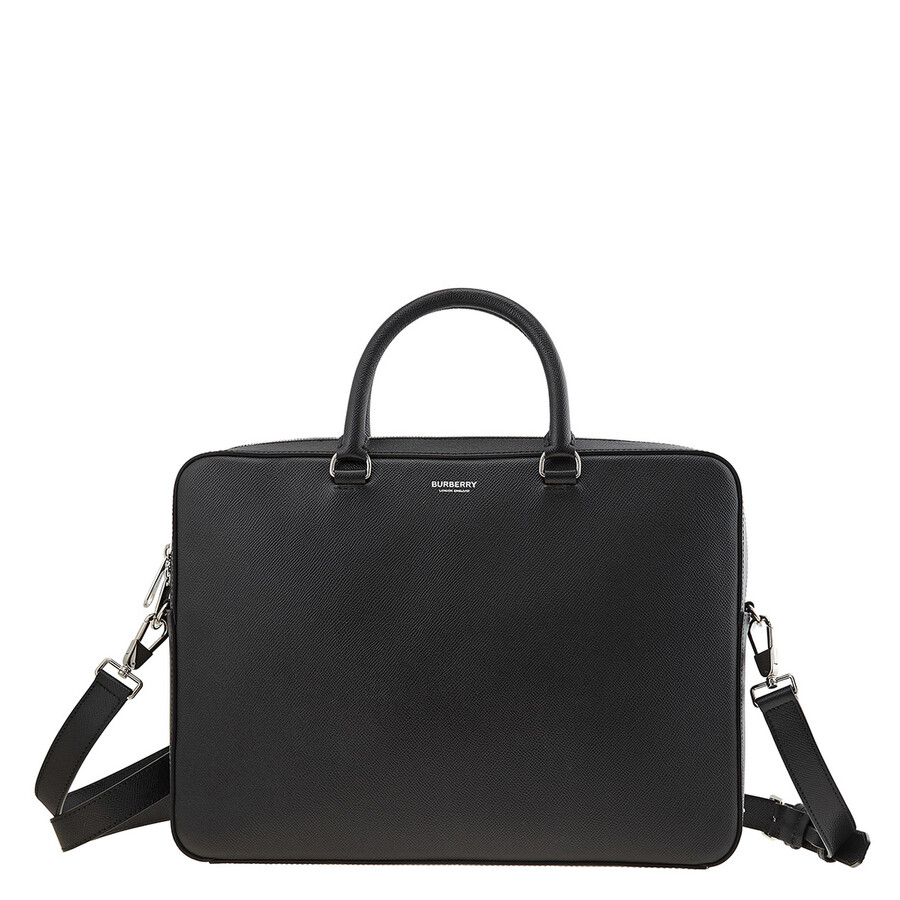 Burberry Black Grainy Leather Compact Briefcase 8014265 5045558482125